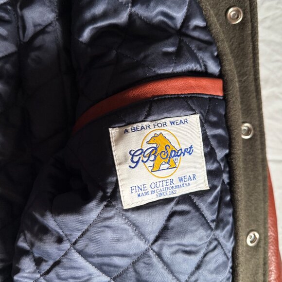 Frank & Oak x Golden Bear Varsity Wool Leather Jacket Large (slim fit) $849 - Picture 3 of 13